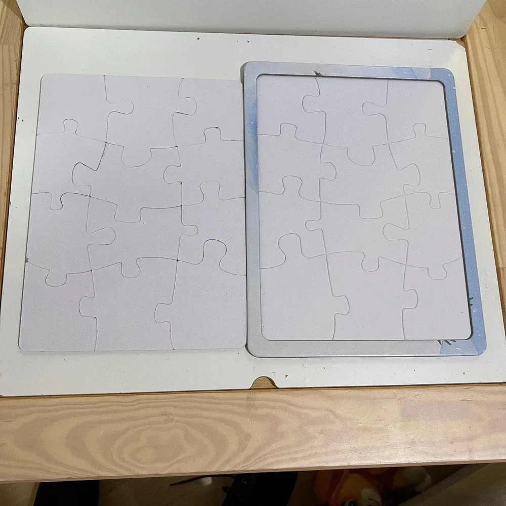 Vintage Current brand set 3 Christmas jigsaw Puzzles‎ 12 piece Winter Animals